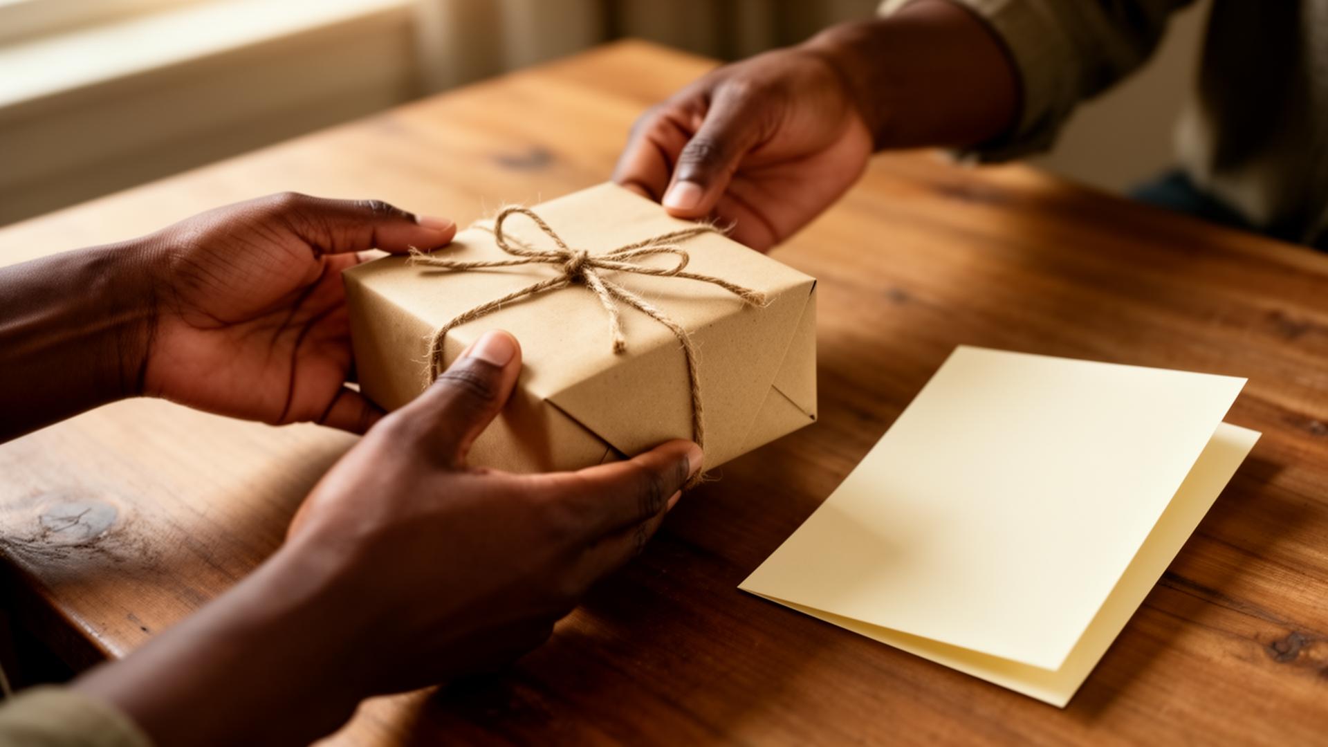 Geschenkspende für Togo — personalisierte Urkunde